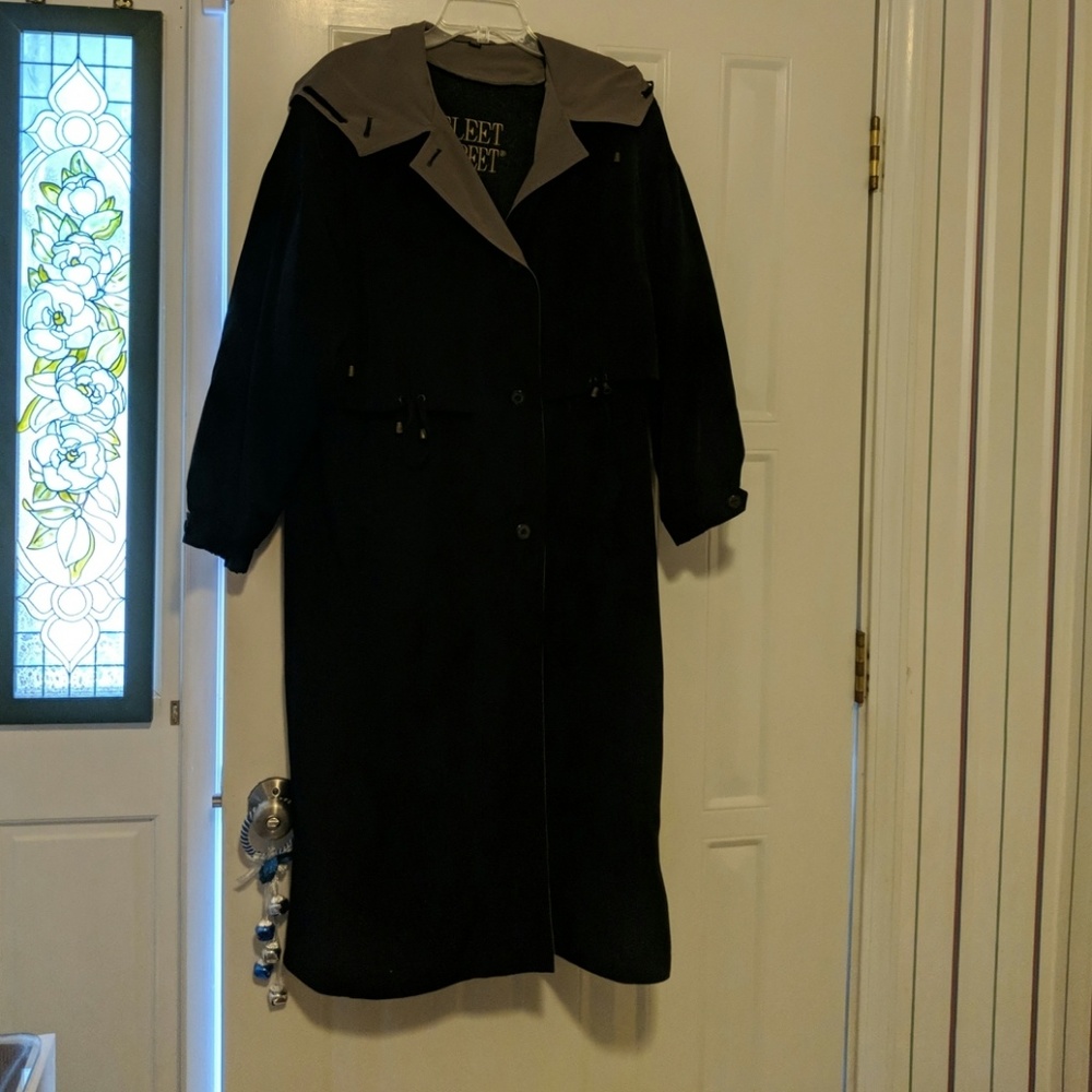 Fleet Street fully lined hooded trench coat